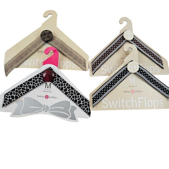 Switchflops Lindsay Phillips Set of 4 Size M 7/8 Models Vivi Nicola Erin Harmony - Picture 1 of 10